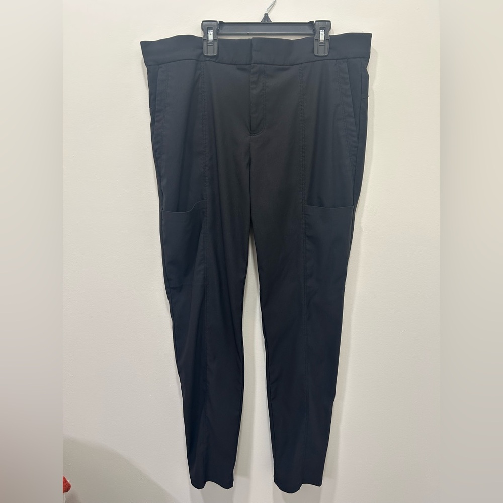 Athleta Pants Size 14 Black‎ Wander Stash Skinny Full Length Stretch Hiking Work